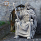 Produktfoto mittelalterliche historische Figur 75mm Scale The Printing Goes Ever On (TPGEO)  0: Mittelalterliche Ritter Figuren Herrscher mit Thron - 75mm Modelle - Mittelalterliche Stadt