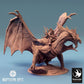 Photo de produit Tabletop 28mm Lord of the Print (LotP) 0 : M dragon légendaire métallique argenté posé (24_04_M)