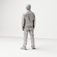Stehende Figur: Karosseriemechaniker mit Jacke (Ref. Nr. 478) - vollständige Studioansicht 3