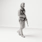 Stehende Figur: Mann mit Gewehr & Holster (Ref. Nr. 491) - vollständige Studioansicht 1