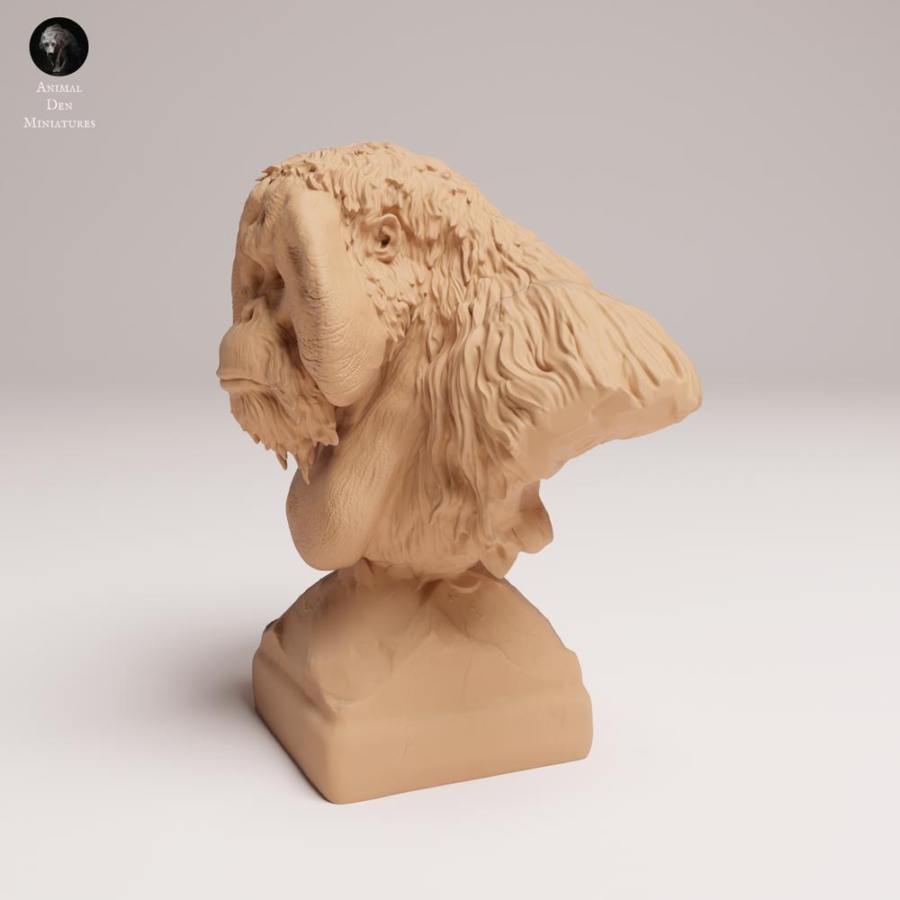 Photo produit 2 : Figurine d’animal sauvage : orang-outan de Sumatra - buste (25_03_04)