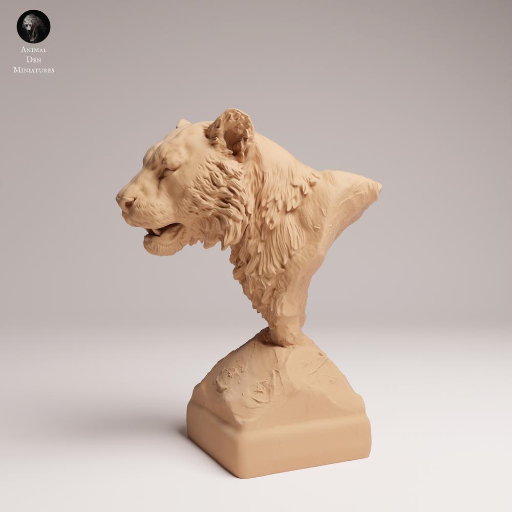 Photo du produit 1 : figurine d’animal sauvage : tigre de Sumatra - buste (25_03_08)