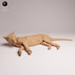 Photo produit Tabletop 28mm Lord of the Print (LotP) 1 : figurine d’animal sauvage : tigre de Tasmanie couché (26_04_07)