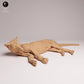 Photo du produit Tabletop 28mm Lord of the Print (LotP) 2 : figurine animalière de faune sauvage : tigre de Tasmanie couché (26_04_07)