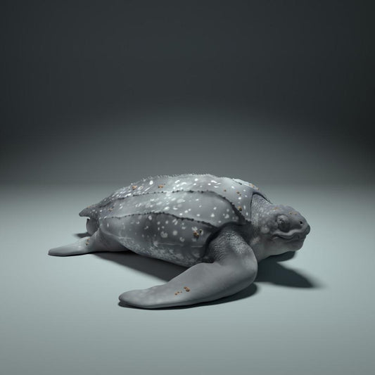 Photo du produit figurine animale Animal Den Miniatures 0 : animal marin, figurine de tortue luth (22_09_01)