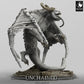 Photo de produit Tabletop 28mm Lord of the Print (LotP) 0 : Miniature Tabletop : Seigneur démon ailé Grogbann - Démon gargouille, bête infernale, monstre boss de donjon (24_05_H2)