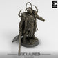 Photo de produit Tabletop 28mm Lord of the Print (LotP) 0 : Miniature Tabletop : Chevalier démon avec épée à deux mains, Paladin noir, seigneur de guerre ténébreux, fils d'Olaf (24_05_L1)