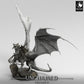 Photo du produit Tabletop 28mm Lord of the Print (LotP) 0 : Miniature de Tabletop : Dragon de guerre avec cavalier, Wyrm grand monstre, Dragon de guerre (24_05_J1)