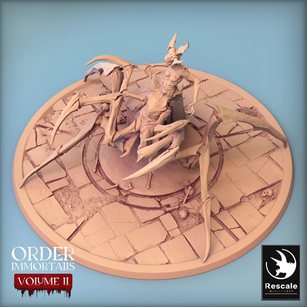 Photo de produit Tabletop 28mm Lord of the Print (LotP) 0 : Miniature Tabletop : Immortalis Reine Araignée, Reine des Araignées, Matriarche Arachnide, Monstre Boss (24_02_H2)