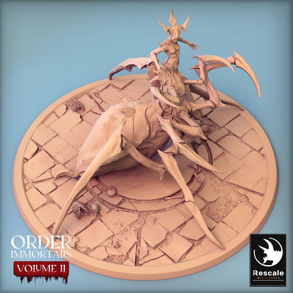 Photo de produit Tabletop 28mm Lord of the Print (LotP) 0 : Miniature Tabletop : Immortalis Reine Araignée, Reine des Araignées, Matriarche Arachnide, Monstre Boss (24_02_H2)