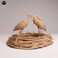 Photo du produit Tabletop 28mm Lord of the Print (LotP) 1 : figurine animale d’oiseau : cigogne blanche - parade nuptiale (26_07_09)
