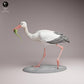 Photo du produit Tabletop 28mm Lord of the Print (LotP) 3 : figurine animale d’oiseau : cigogne blanche - en train de se nourrir (26_07_05)
