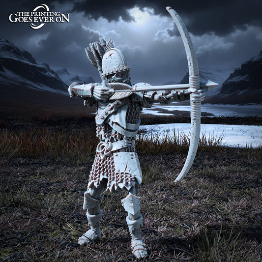 Photo de produit Tabletop 28mm The Printing Goes Ever On (TPGEO) 0 : Horde de morts-vivants - Guerriers squelettes et zombies - Créatures maléfiques des royaumes du Nord