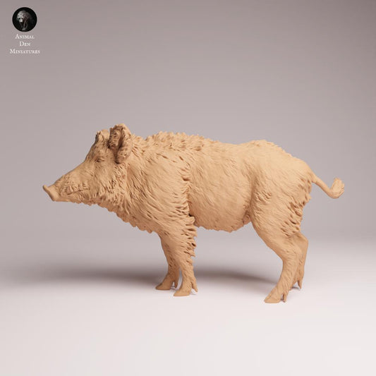 Photo du produit Tabletop 28mm Lord of the Print (LotP) 0 : animal sauvage, figurine animale : sanglier (26_07_08)