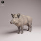 Photo du produit Tabletop 28mm Lord of the Print (LotP) 3 : figurine d’animal sauvage : sanglier (26_07_08)