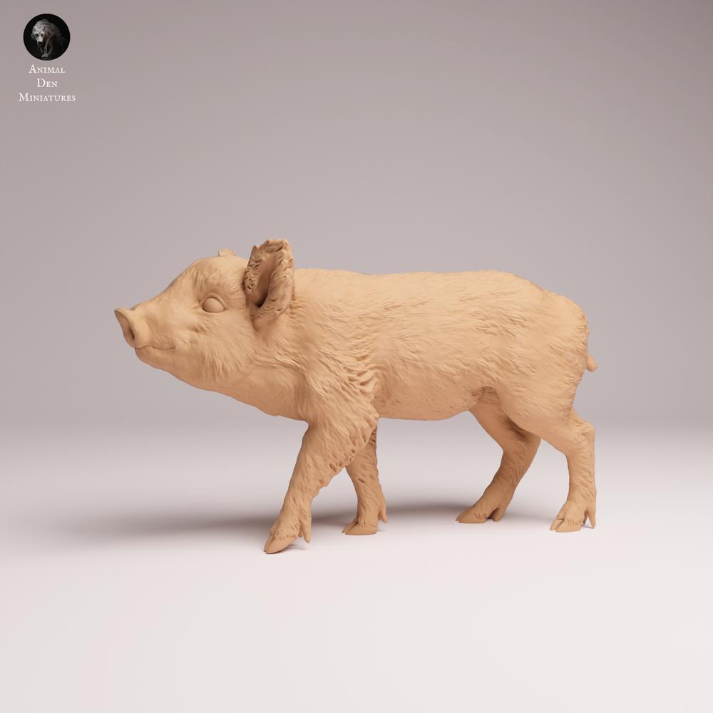 Photo du produit Tabletop 28mm Lord of the Print (LotP) 1 : figurine d’animal sauvage : marcassin (26_07_01)