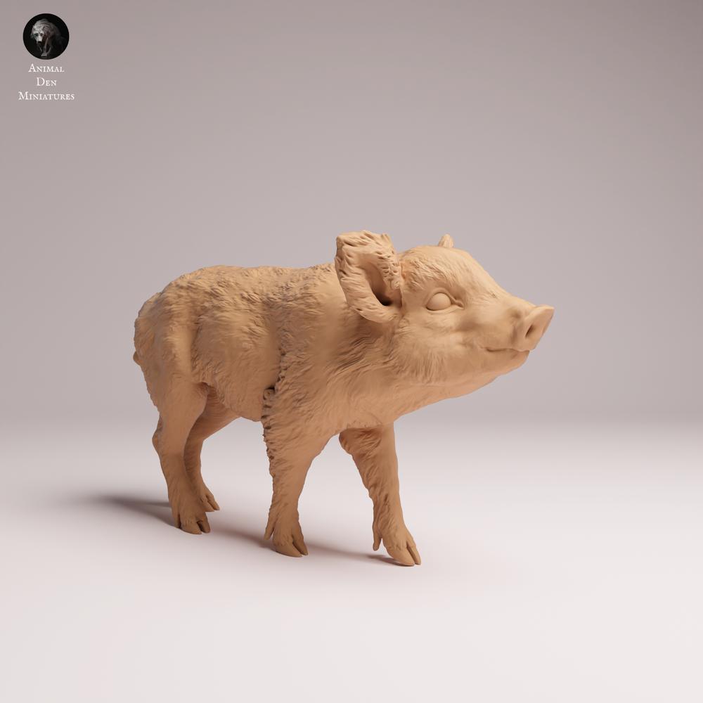 Photo du produit Tabletop 28mm Lord of the Print (LotP) 2 : figurine d’animal sauvage : marcassin (26_07_01)