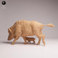 Photo du produit Tabletop 28mm Lord of the Print (LotP) 0 : figurine animale de faune sauvage : laie avec marcassin (26_07_07)