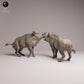Photo du produit Tabletop 28mm Lord of the Print (LotP) 3 : figurine animale sauvage : sangliers en combat (26_07_06)