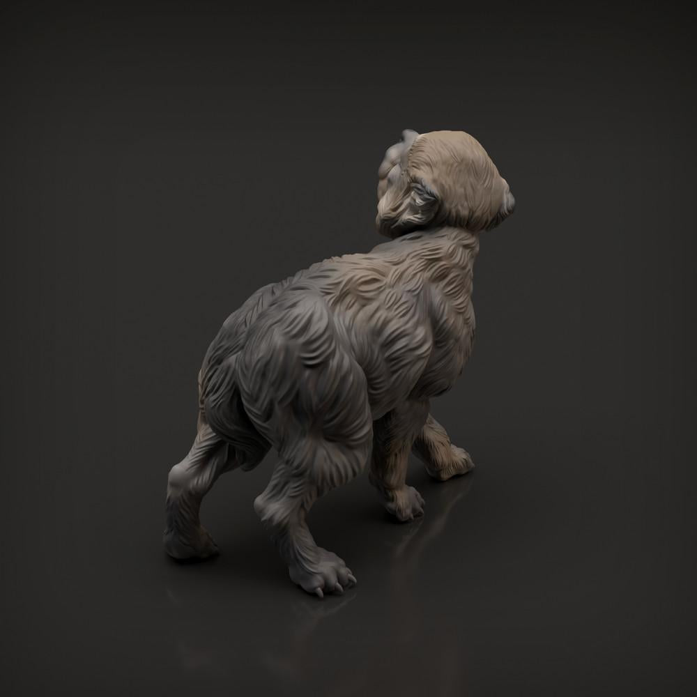 Photo du produit figurine animale Animal Den Miniatures 3 : figurine d’animal sauvage : louveteau (22_04_03)