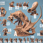 Ver gigantesque - Monstre des Enfers - Habitant souterrain de la montagne (B)