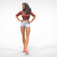 Photo du produit Diorama et modélisme Figurine miniature : Femme sexy