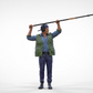 Photo du produit diorama et modélisme figurine miniature : Reporter avec perche à micro