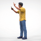 Photo du produit Diorama et modélisme Figurine miniature : Fan masculin
