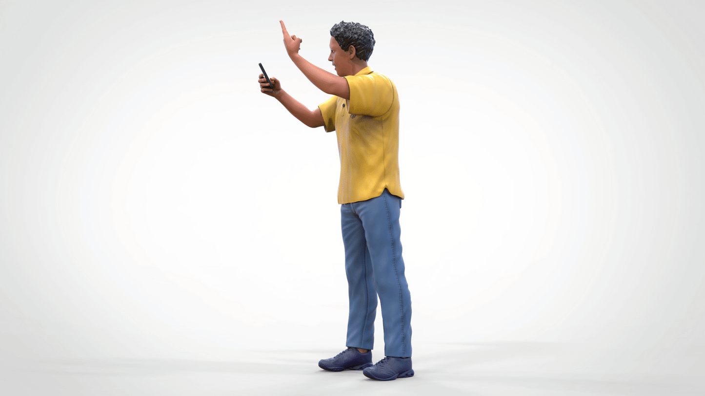 Photo du produit Diorama et modélisme Figurine miniature : Fan masculin