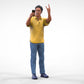 Photo du produit Diorama et modélisme Figurine miniature : Fan masculin