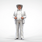 Photo du produit Diorama et modélisme Figurine miniature : Cowboy ancien