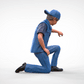 Produktfoto Diorama und Modellbau Miniatur Figur: Junge kniend