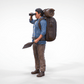 Photo du produit Diorama et modélisme Figurine miniature : Voyageur avec sac à dos