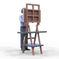 Produktfoto Diorama und Modellbau Miniatur Figur: Maler mit Leinwand