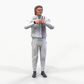 Produktfoto Diorama und Modellbau Miniatur Figur: Rennfahrer