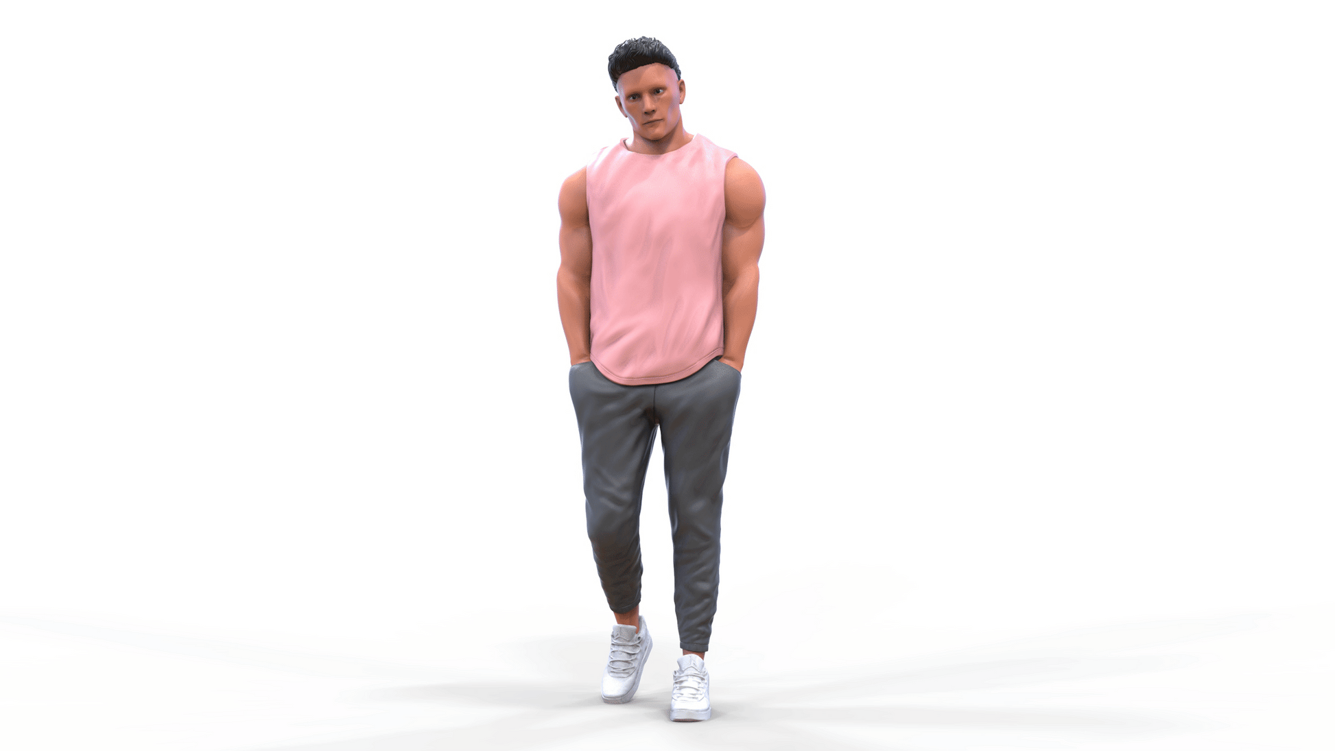 Photo du produit Diorama et modélisme Figurine miniature : Bodybuilder