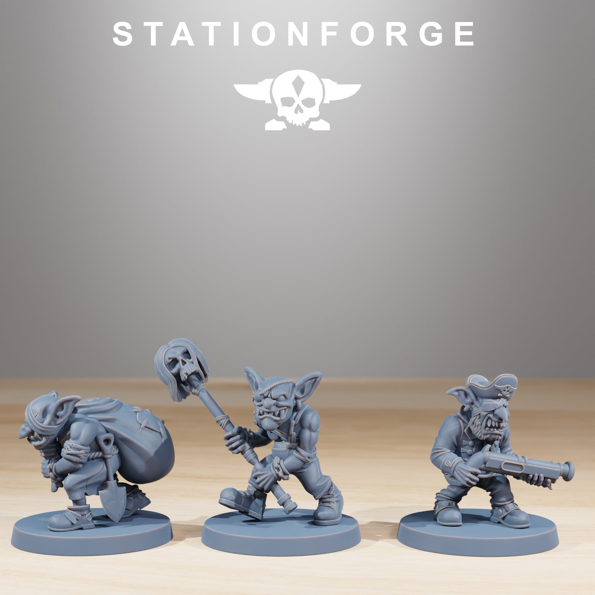 Photo du produit 28mm Tabletop Minis Stationforge : Pirates Gobs