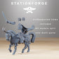 Photo de produit 28mm Tabletop Minis Stationforge : Commandants de cavalerie