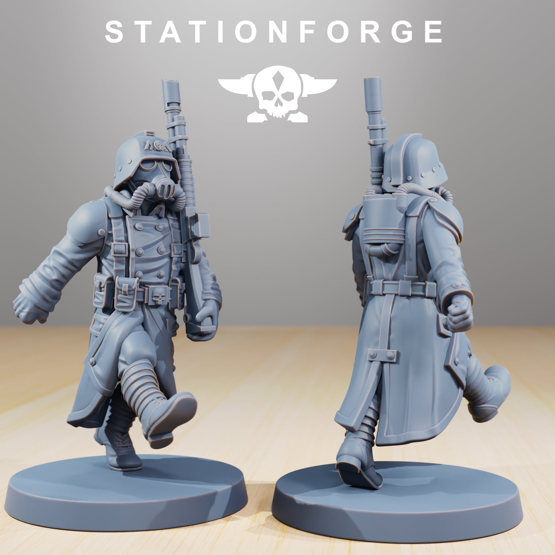 Photo du produit 28mm Tabletop Minis Stationforge : Postures de marche