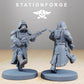 Photo du produit 28mm Tabletop Minis Stationforge : Postures de marche