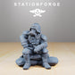 Photo du produit 28mm Tabletop Minis Stationforge : Camarades au feu de camp