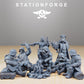 Photo du produit 28mm Tabletop Minis Stationforge : Camarades au feu de camp