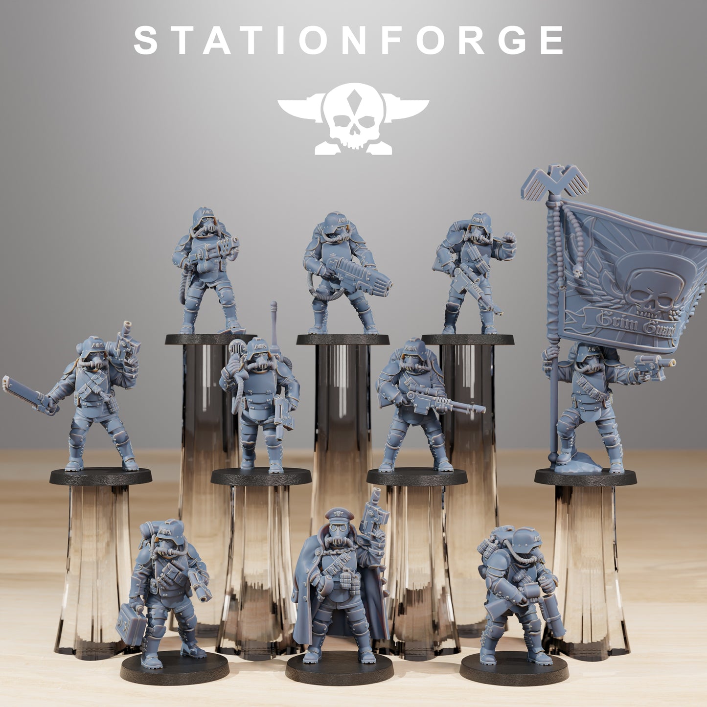 Produktfoto 28mm Tabletop Minis Stationforge: Ironclads