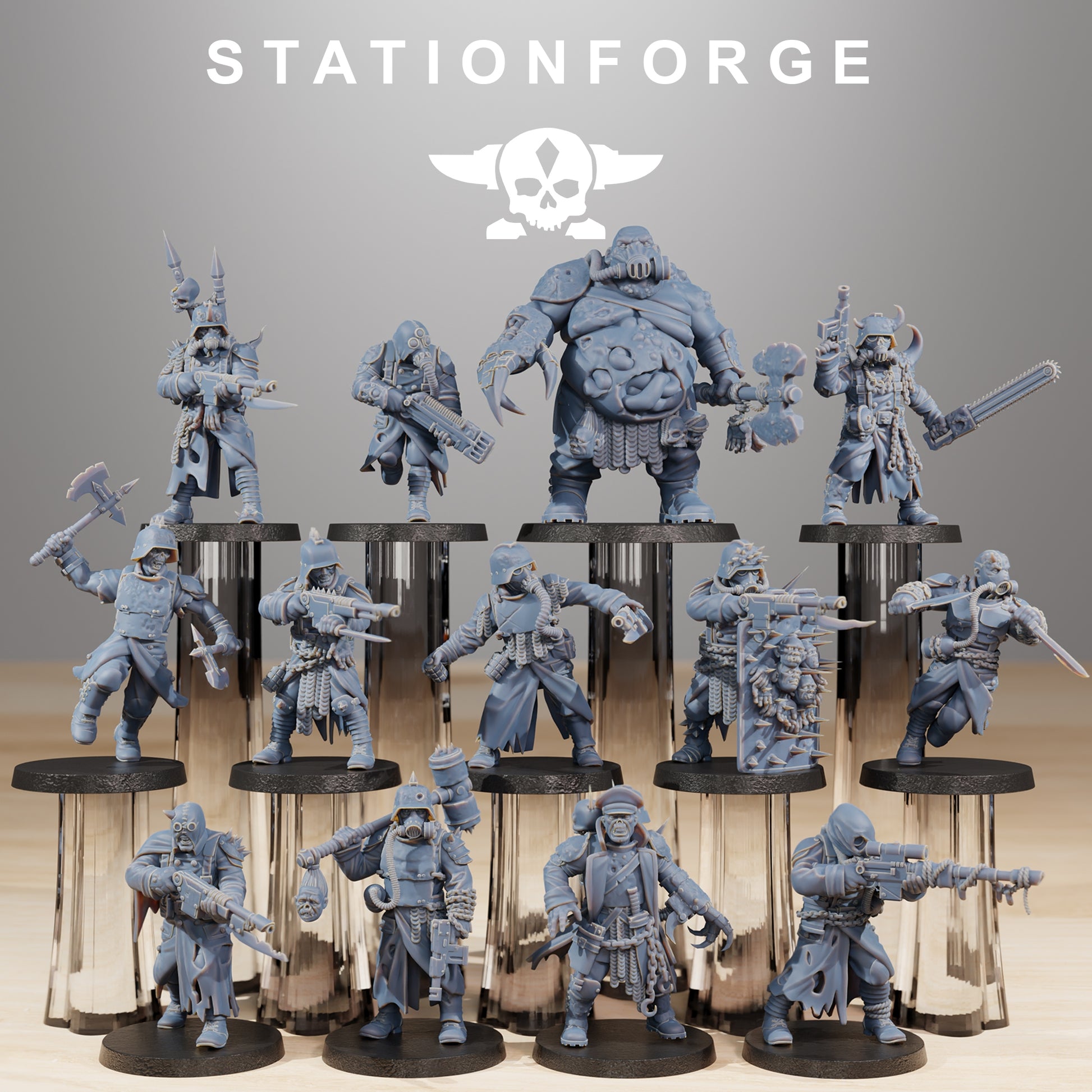 Photo du produit Minis Tabletop 28mm Stationforge : Garde Corrompue