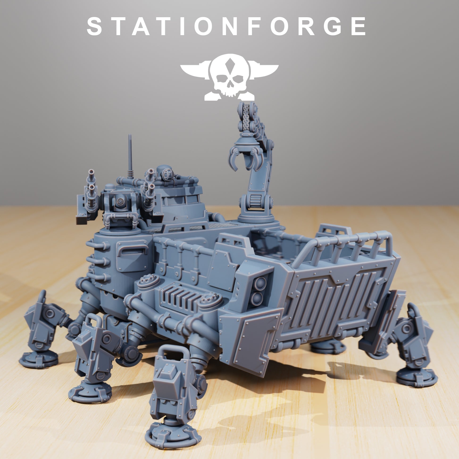 Photo du produit 28mm Tabletop Minis Stationforge : Tank de transport