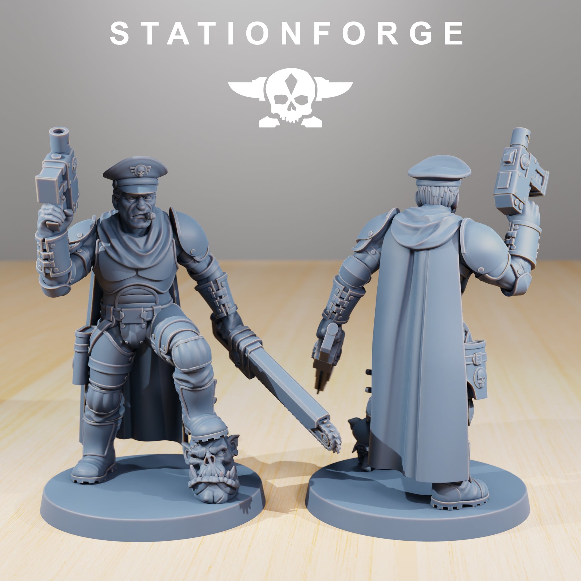 Photo du produit 28mm Tabletop Minis Stationforge : Chasseurs Orkaz