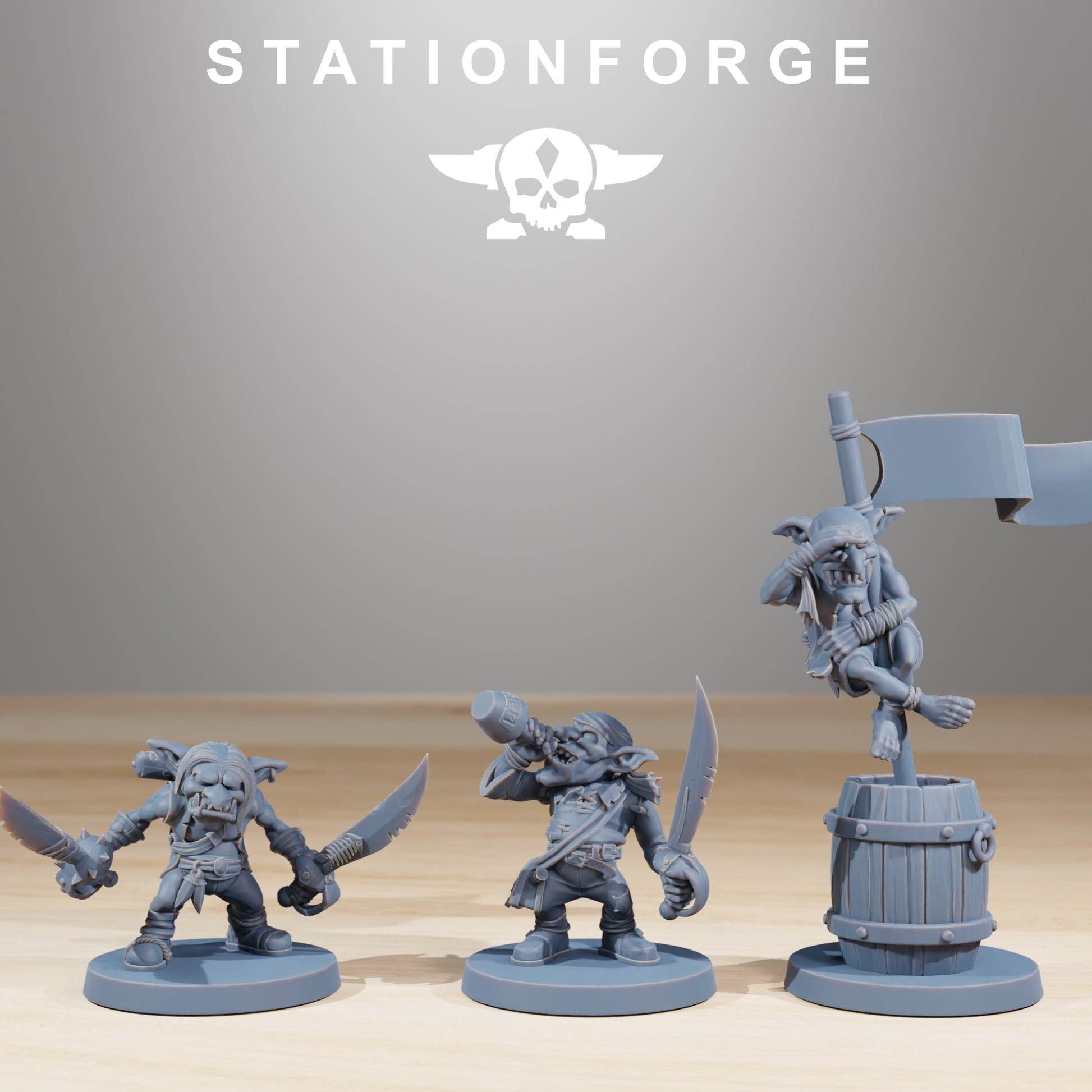 Photo du produit 28mm Tabletop Minis Stationforge : Pirates Gobs