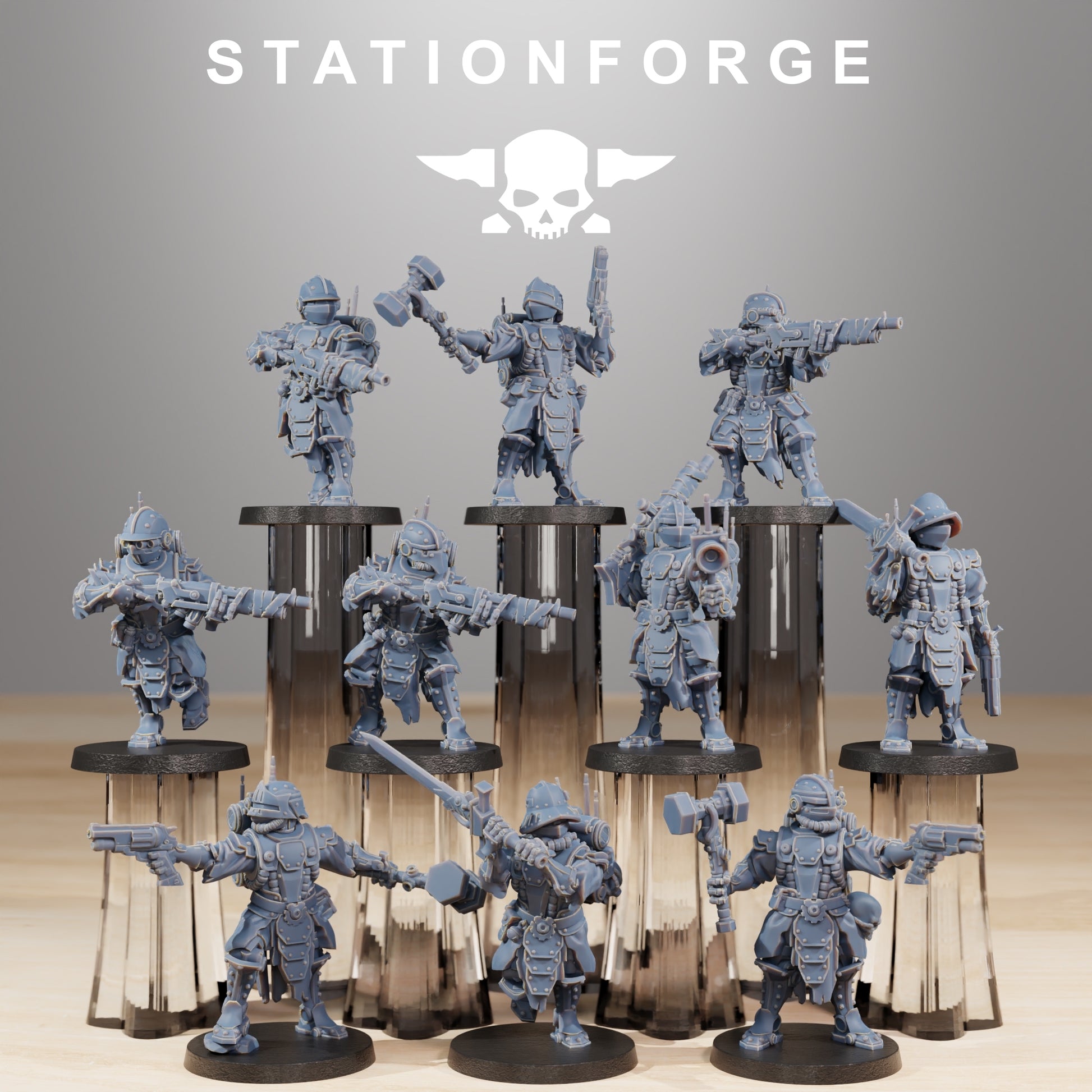 Produktfoto 28mm Tabletop Minis Stationforge: Frontliners Infantry