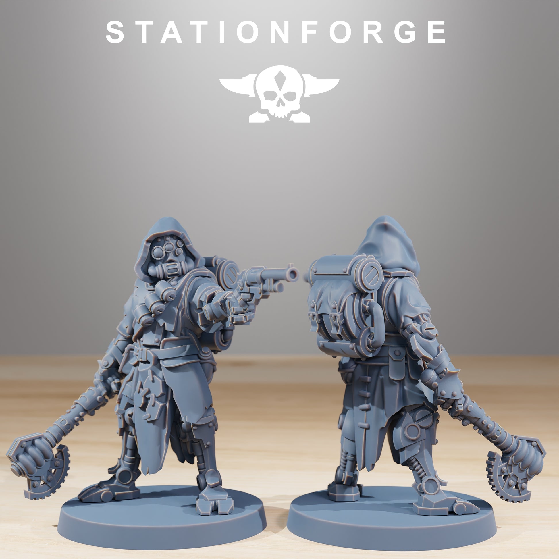 Photo du produit 28mm Tabletop Minis Stationforge : Kit de construction Rangers