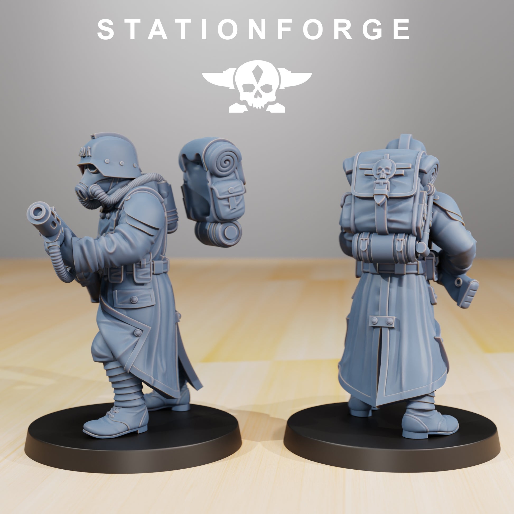 Photo du produit 28mm Tabletop Minis Stationforge : Constructeur d'infanterie